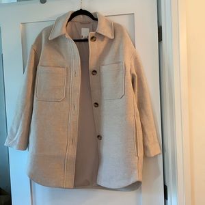 Beige Shacket